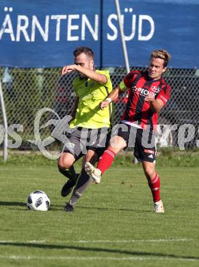 Fussball. Kaerntner Liga. St Jakob Rosental gegen Lind. Marco Koller (St Jakob), Petar Cumbo (Lind). St. Jakob am 20.10.2018.
Foto: Kuess

---
pressefotos, pressefotografie, kuess, qs, qspictures, sport, bild, bilder, bilddatenbank