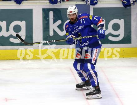 EBEL. Eishockey Bundesliga. EC VSV gegen Moser Medical Graz99ers. Jason Desantis (VSV). Villach, am 21.10.2018.
Foto: Kuess 


---
pressefotos, pressefotografie, kuess, qs, qspictures, sport, bild, bilder, bilddatenbank