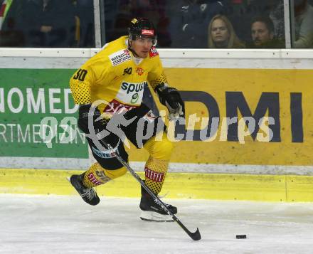 EBEL. Eishockey Bundesliga. KAC gegen spusu Vienna Capitals.  Mario Fischer(Vienna Capitals). Klagenfurt, am 26.10.2018.
Foto: Kuess

---
pressefotos, pressefotografie, kuess, qs, qspictures, sport, bild, bilder, bilddatenbank