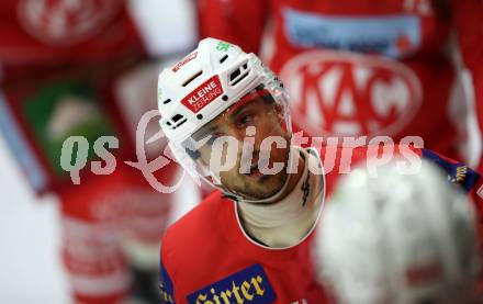 EBEL. Eishockey Bundesliga. KAC gegen HC Orli Znojmo.  Charles Robin Gartner (KAC). Klagenfurt, am 28.10.2018.
Foto: Kuess

---
pressefotos, pressefotografie, kuess, qs, qspictures, sport, bild, bilder, bilddatenbank