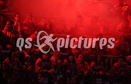 EBEL. Eishockey Bundesliga. KAC gegen HC Orli Znojmo. Fans (KAC). Klagenfurt, am 28.10.2018.
Foto: Kuess

---
pressefotos, pressefotografie, kuess, qs, qspictures, sport, bild, bilder, bilddatenbank