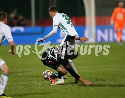 Fussball OEFB Cup. RZ Pellets WAC gegen SK Rapid Wien. Michael Novak,  (WAC),  Dejan Ljubicic (Rapid). Wolfsberg, am 31.10.2018.
Foto: Kuess

---
pressefotos, pressefotografie, kuess, qs, qspictures, sport, bild, bilder, bilddatenbank