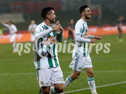 Fussball OEFB Cup. RZ Pellets WAC gegen SK Rapid Wien. Torjubel Andrija Pavlovic (Rapid). Wolfsberg, am 31.10.2018.
Foto: Kuess

---
pressefotos, pressefotografie, kuess, qs, qspictures, sport, bild, bilder, bilddatenbank