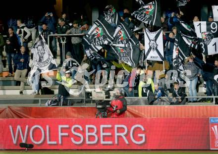 Fussball OEFB Cup. RZ Pellets WAC gegen SK Rapid Wien. Fans (WAC). Wolfsberg, am 31.10.2018.
Foto: Kuess

---
pressefotos, pressefotografie, kuess, qs, qspictures, sport, bild, bilder, bilddatenbank