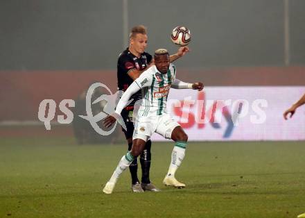 Fussball OEFB Cup. RZ Pellets WAC gegen SK Rapid Wien. Marcel Ritzmaier (WAC), Boli Bolingoli Mbombo (Rapid). Wolfsberg, am 31.10.2018.
Foto: Kuess

---
pressefotos, pressefotografie, kuess, qs, qspictures, sport, bild, bilder, bilddatenbank