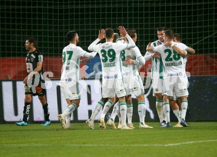 Fussball OEFB Cup. RZ Pellets WAC gegen SK Rapid Wien.  Torjubel Andrija Pavlovic (Rapid). Wolfsberg, am 31.10.2018.
Foto: Kuess

---
pressefotos, pressefotografie, kuess, qs, qspictures, sport, bild, bilder, bilddatenbank