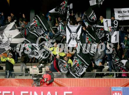 Fussball OEFB Cup. RZ Pellets WAC gegen SK Rapid Wien. Fans (WAC). Wolfsberg, am 31.10.2018.
Foto: Kuess

---
pressefotos, pressefotografie, kuess, qs, qspictures, sport, bild, bilder, bilddatenbank