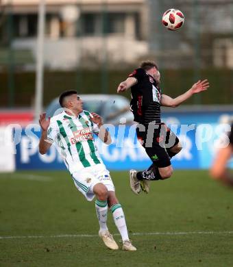 Fussball tipico Bundesliga. RZ Pellets WAC gegen SK Rapid Wien. Marc Andre Schmerboeck, (WAC), Mert Muelduer  (Rapid). Wolfsberg, am 11.11.2018.
Foto: Kuess

---
pressefotos, pressefotografie, kuess, qs, qspictures, sport, bild, bilder, bilddatenbank