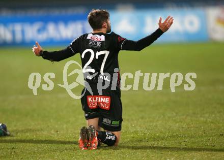 Fussball tipico Bundesliga. RZ Pellets WAC gegen SV Mattersburg.  Michael Novak (WAC). Wolfsberg, am 24.11.2018.
Foto: Kuess

---
pressefotos, pressefotografie, kuess, qs, qspictures, sport, bild, bilder, bilddatenbank