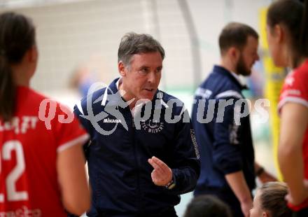 WVL. Volleyball BUndesliga Frauen. ATSC Wildcats Klagenfurt gegen SG Prinz Brunnenbau Volleys.  Trainer Helmut Voggenberger (Wildcats). Klagenfurt, am 15.12.2018.
Foto: Kuess
---
pressefotos, pressefotografie, kuess, qs, qspictures, sport, bild, bilder, bilddatenbank