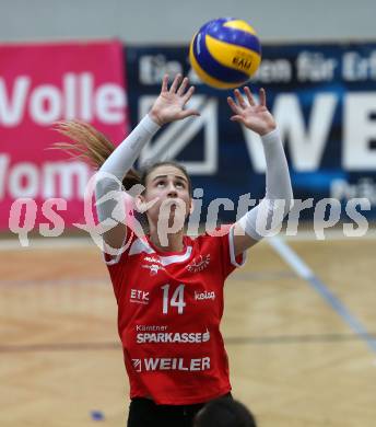 WVL. Volleyball BUndesliga Frauen. ATSC Wildcats Klagenfurt gegen SG Prinz Brunnenbau Volleys.  Daniela Katz (Wildcats). Klagenfurt, am 15.12.2018.
Foto: Kuess
---
pressefotos, pressefotografie, kuess, qs, qspictures, sport, bild, bilder, bilddatenbank