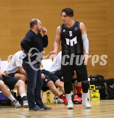 Basketball 2. Bundesliga. Grunddurchgang 11. Runde. Raiders Villach gegen Woerthersee Piraten.  Trainer Goran Jovanovic, Andreas Kuttnig (Piraten). Klagenfurt, am 16.12.2018.
Foto: Kuess
---
pressefotos, pressefotografie, kuess, qs, qspictures, sport, bild, bilder, bilddatenbank