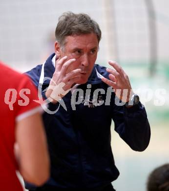 WVL. Volleyball BUndesliga Frauen. ATSC Wildcats Klagenfurt gegen SG Prinz Brunnenbau Volleys.  Trainer Helmut Voggenberger (Wildcats). Klagenfurt, am 15.12.2018.
Foto: Kuess
---
pressefotos, pressefotografie, kuess, qs, qspictures, sport, bild, bilder, bilddatenbank