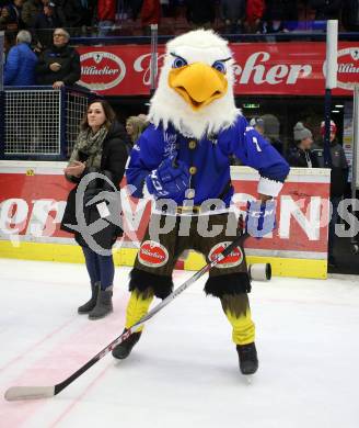 EBEL. Eishockey Bundesliga. EC VSV gegen EC Red Bull Salzburg.  Maskottchen Villi (VSV). Villach, am 21.12.2018.
Foto: Kuess 
---
pressefotos, pressefotografie, kuess, qs, qspictures, sport, bild, bilder, bilddatenbank