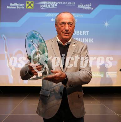 Sportgala. Nacht des Sports. Ehrung Sportler des Jahres.  Lebenswerk.  Robert Kropiunik, . Velden, 22.12.2018.
Foto: Kuess 
---
pressefotos, pressefotografie, kuess, qs, qspictures, sport, bild, bilder, bilddatenbank