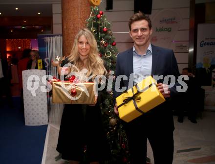 Sportgala. Nacht des Sports. Ehrung Sportler des Jahres.  Anna Gasser, Matthias Mayer. Velden, 22.12.2018.
Foto: Kuess 
---
pressefotos, pressefotografie, kuess, qs, qspictures, sport, bild, bilder, bilddatenbank