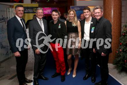 Sportgala. Nacht des Sports. Ehrung Sportler des Jahres.  Peter Kaiser, Alexander Payer, Sabine Schoeffmann, Mario Leitner, Arno Arthofer. Velden, 22.12.2018.
Foto: Kuess 
---
pressefotos, pressefotografie, kuess, qs, qspictures, sport, bild, bilder, bilddatenbank