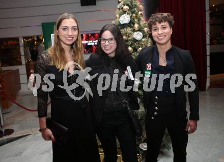 Sportgala. Nacht des Sports. Ehrung Sportler des Jahres.  Nina Weratschnig, Sciancalepore, Nadine Weratschnig. Velden, 22.12.2018.
Foto: Kuess 
---
pressefotos, pressefotografie, kuess, qs, qspictures, sport, bild, bilder, bilddatenbank