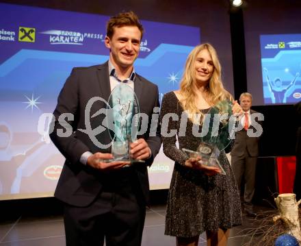 Sportgala. Nacht des Sports. Ehrung Sportler des Jahres.  Matthias Mayer, Anna Gasser. Velden, 22.12.2018.
Foto: Kuess 
---
pressefotos, pressefotografie, kuess, qs, qspictures, sport, bild, bilder, bilddatenbank