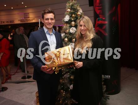 Sportgala. Nacht des Sports. Ehrung Sportler des Jahres.   Anna Gasser, Matthias Mayer. Velden, 22.12.2018.
Foto: Kuess 
---
pressefotos, pressefotografie, kuess, qs, qspictures, sport, bild, bilder, bilddatenbank