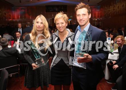 Sportgala. Nacht des Sports. Ehrung Sportler des Jahres.  Anna Gasser, Claudia Strobl Tranninger, Matthias Mayer. Velden, 22.12.2018.
Foto: Kuess 
---
pressefotos, pressefotografie, kuess, qs, qspictures, sport, bild, bilder, bilddatenbank