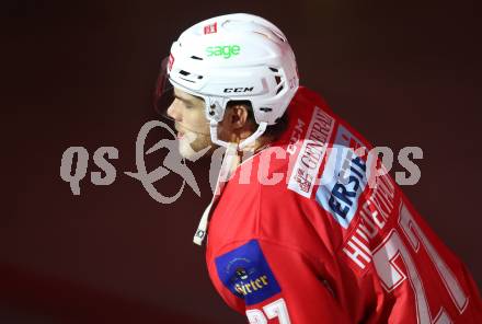 EBEL. Eishockey Bundesliga. KAC gegen	spusu Vienna Capitals. Thomas HUndertpfund (KAC). Klagenfurt, am 23.12.2018.
Foto: Kuess

---
pressefotos, pressefotografie, kuess, qs, qspictures, sport, bild, bilder, bilddatenbank