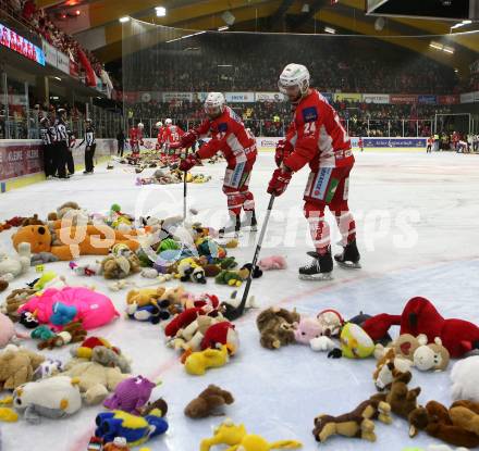 EBEL. Eishockey Bundesliga. KAC gegen	spusu Vienna Capitals. Strong Steven, Witting Marcel (KAC). Klagenfurt, am 23.12.2018.
Foto: Kuess

---
pressefotos, pressefotografie, kuess, qs, qspictures, sport, bild, bilder, bilddatenbank