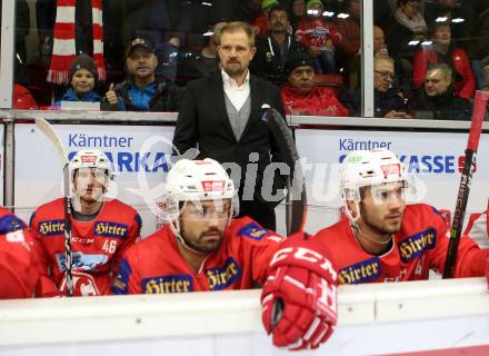 EBEL. Eishockey Bundesliga. KAC gegen	spusu Vienna Capitals. Trainer Petri Matikainen (KAC). Klagenfurt, am 23.12.2018.
Foto: Kuess

---
pressefotos, pressefotografie, kuess, qs, qspictures, sport, bild, bilder, bilddatenbank