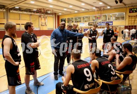 Basketball 2. Bundesliga. Grunddurchgang 14. Runde. KOS Celovec gegen   	BK Mattersburg Rocks. Trainer James Williams (BK Mattersburg Rocks). Klagenfurt, am 13.1.2019.
Foto: Kuess
---
pressefotos, pressefotografie, kuess, qs, qspictures, sport, bild, bilder, bilddatenbank