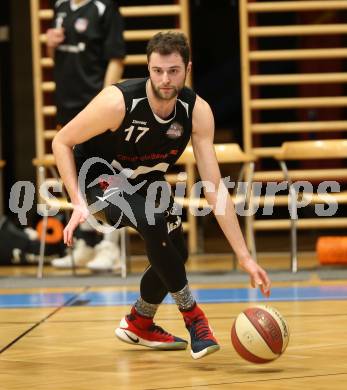 Basketball 2. Bundesliga. Grunddurchgang 14. Runde. KOS Celovec gegen   	BK Mattersburg Rocks. Tobias Winkler (BK Mattersburg Rocks). Klagenfurt, am 13.1.2019.
Foto: Kuess
---
pressefotos, pressefotografie, kuess, qs, qspictures, sport, bild, bilder, bilddatenbank