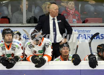 EBEL. Eishockey Bundesliga. KAC gegen	Moser Medical Graz99ers.  Trainer Doug Mason  (Graz). Klagenfurt, am 22.2.2019.
Foto: Kuess

---
pressefotos, pressefotografie, kuess, qs, qspictures, sport, bild, bilder, bilddatenbank