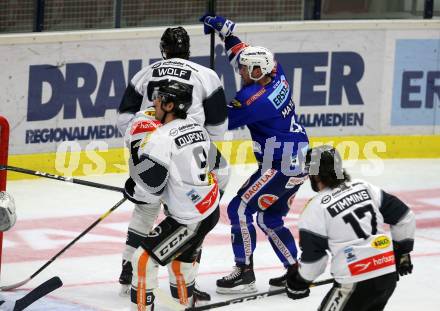 EBEL. Eishockey Bundesliga. EC VSV gegen DEC Dornbirn Bulldogs.  Torjubel Justin Maylan (VSV). Villach, am 24.2.2019.
Foto: Kuess 


---
pressefotos, pressefotografie, kuess, qs, qspictures, sport, bild, bilder, bilddatenbank