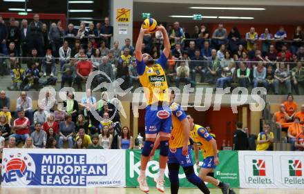 Volleyball. MEVZA-Cup-Final4. SK Posojilnica Aich/Dob gegen ACH Volley Ljubljana. Jure Kasnik (Aich/Dob). Bleiburg, 16.3.2019.
Foto: Kuess
---
pressefotos, pressefotografie, kuess, qs, qspictures, sport, bild, bilder, bilddatenbank