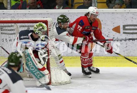 EBEL. Eishockey Bundesliga. KAC gegen	HCB Suedtirol Alperia. Siim Liivik,  (KAC), Jacob Wesley Smith, Timothy Campbell (Bozen). Klagenfurt, am 22.3.2019.
Foto: Kuess

---
pressefotos, pressefotografie, kuess, qs, qspictures, sport, bild, bilder, bilddatenbank