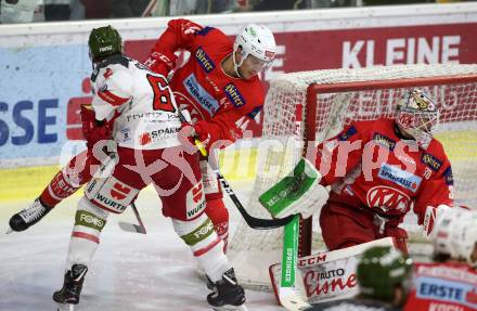 EBEL. Eishockey Bundesliga. KAC gegen	HCB Suedtirol Alperia. Adam Comrie,  (KAC), Lars Haugen, Marco Insam (Bozen). Klagenfurt, am 22.3.2019.
Foto: Kuess

---
pressefotos, pressefotografie, kuess, qs, qspictures, sport, bild, bilder, bilddatenbank