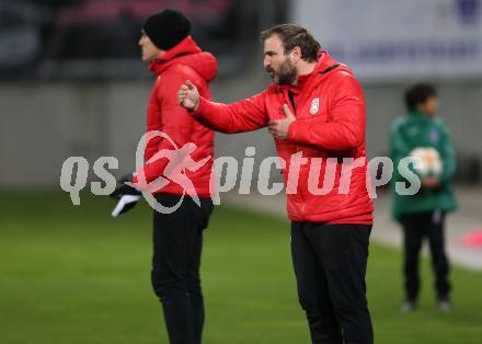 Fussball. 2. Liga. âSK Austria Klagenfurt gegen FC Juniors OOE.  Trainer Andreas Wieland   (FC Juniors OOE). Klagenfurt, 29.3.2019.
Foto: Kuess
---
pressefotos, pressefotografie, kuess, qs, qspictures, sport, bild, bilder, bilddatenbank