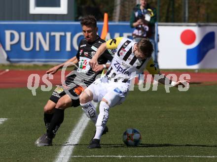 Fussball tipico Bundesliga. RZ Pellets WAC gegen LASK. Christopher Wernitznig,  (WAC), Philipp Wiesinger (LASK). Wolfsberg, am 23.2.2019.
Foto: Kuess

---
pressefotos, pressefotografie, kuess, qs, qspictures, sport, bild, bilder, bilddatenbank