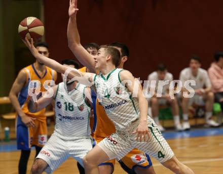 Basketball 2. Bundesliga. Play Down 3. Runde. KOS Celovec gegen BBU Salzburg. Jan Razdevsek (KOS). Klagenfurt, am 30.3.2019.
Foto: Kuess
---
pressefotos, pressefotografie, kuess, qs, qspictures, sport, bild, bilder, bilddatenbank