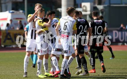 Fussball tipico Bundesliga. RZ Pellets WAC gegen LASK.  Torjubel Maximilian Ullmann (LASK). Wolfsberg, am 23.2.2019.
Foto: Kuess

---
pressefotos, pressefotografie, kuess, qs, qspictures, sport, bild, bilder, bilddatenbank