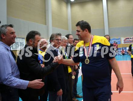 Volleyball. AVL Finale. SK Posojilnica Aich/Dob gegen SG Union Raiffeisen Waldviertel. matjaz Hafner (Aich/Dob). Bleiburg, 24.4.2019.
Foto: Kuess
---
pressefotos, pressefotografie, kuess, qs, qspictures, sport, bild, bilder, bilddatenbank