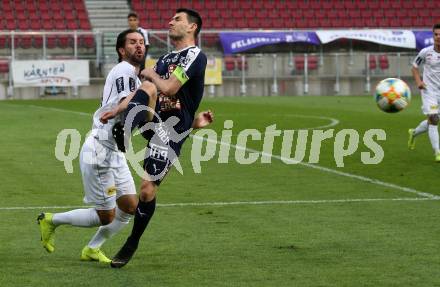 Fussball. 2. Liga. âSK Austria Klagenfurt gegen FAC Wien. Sandro Zakany,  (Klagenfurt), Mirnes Becirovic (FAC Wien). Klagenfurt, 26.4.2019.
Foto: Kuess
---
pressefotos, pressefotografie, kuess, qs, qspictures, sport, bild, bilder, bilddatenbank