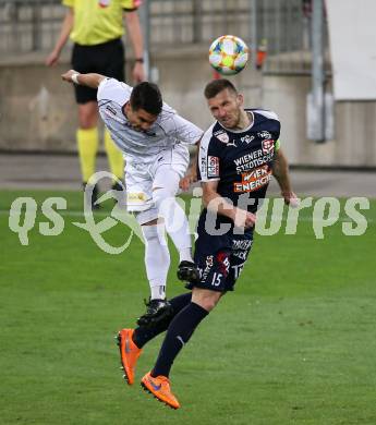 Fussball. 2. Liga. âSK Austria Klagenfurt gegen FAC Wien. Maximiliano Moreira Romero, (Klagenfurt), Christian Bubalovic  (FAC Wien). Klagenfurt, 26.4.2019.
Foto: Kuess
---
pressefotos, pressefotografie, kuess, qs, qspictures, sport, bild, bilder, bilddatenbank