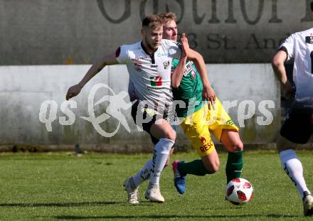 Fussball. Regionalliga. WAC Amateure gegen UVB Voecklamarkt. Miha Robic, (WAC), Simon Michael Wuertinger  (Voecklamarkt). Wolfsberg, 20.4.2019.
Foto: Kuess
---
pressefotos, pressefotografie, kuess, qs, qspictures, sport, bild, bilder, bilddatenbank