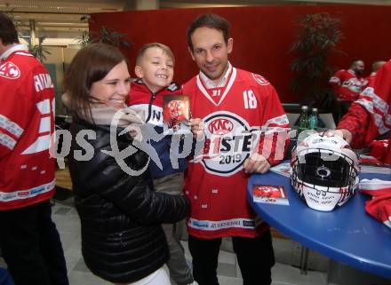 EBEL. Eishockey Bundesliga. Meisterfeier KAC.   Thomas Koch. Klagenfurt, am 29.4.2019.
Foto: Kuess
---
pressefotos, pressefotografie, kuess, qs, qspictures, sport, bild, bilder, bilddatenbank