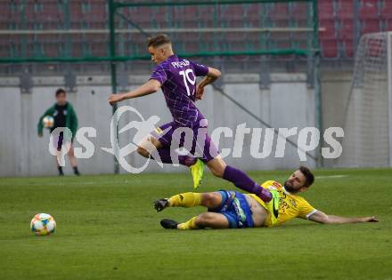 Fussball. 2. Liga. âSK Austria Klagenfurt gegen SV Lafnitz. Benedikt Pichler, (Klagenfurt),  Martin Rodler  (Lafnitz). Klagenfurt, 17.5.2019.
Foto: Kuess
---
pressefotos, pressefotografie, kuess, qs, qspictures, sport, bild, bilder, bilddatenbank