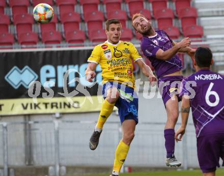 Fussball. 2. Liga. âSK Austria Klagenfurt gegen SV Lafnitz. Carlos Badal Andani,  (Klagenfurt), Barnabas Varga (Lafnitz). Klagenfurt, 17.5.2019.
Foto: Kuess
---
pressefotos, pressefotografie, kuess, qs, qspictures, sport, bild, bilder, bilddatenbank