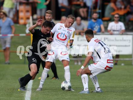 Fussball. OEFB Cup. Koettmannsdorf gegen FK Austria Wien.Philipp Gatti,  (Koettmannsdorf), James Alexander Jeggo, Tarkn Serbest  (Austria Wien). Koettmannsdorf, 20.7.2019.
Foto: Kuess
www.qspictures.net
---
pressefotos, pressefotografie, kuess, qs, qspictures, sport, bild, bilder, bilddatenbank