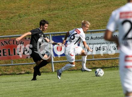 Fussball. OEFB Cup. Koettmannsdorf gegen FK Austria Wien.Fabian Krenn (Koettmannsdorf), Dominik Prokop  (Austria Wien). Koettmannsdorf, 20.7.2019.
Foto: Kuess
www.qspictures.net
---
pressefotos, pressefotografie, kuess, qs, qspictures, sport, bild, bilder, bilddatenbank