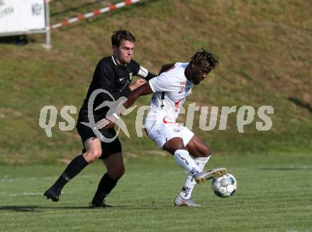 Fussball. OEFB Cup. Koettmannsdorf gegen FK Austria Wien.Stephan Borovnik (Koettmannsdorf),  Osagie Bright Edomwonyi (Austria Wien). Koettmannsdorf, 20.7.2019.
Foto: Kuess
www.qspictures.net
---
pressefotos, pressefotografie, kuess, qs, qspictures, sport, bild, bilder, bilddatenbank