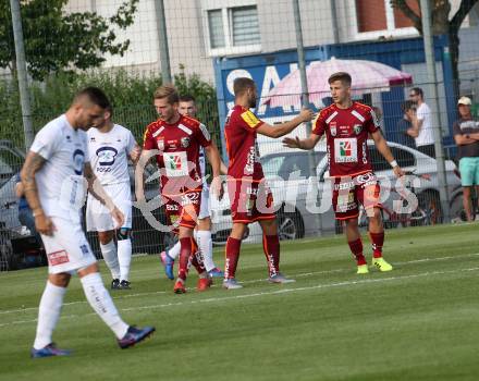 Fussball. OEFB Cup. SAK gegen WAC.  Torjubel  (WAC). Klagenfurt, 20.7.2019.
Foto: Kuess
www.qspictures.net
---
pressefotos, pressefotografie, kuess, qs, qspictures, sport, bild, bilder, bilddatenbank